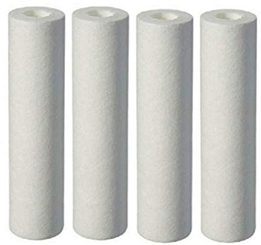 AQUA Fresh Spun Filter Candle 10i nch Compatible with all domestic water purifiers Solid Filter Cartridge(5, Pack of 4)