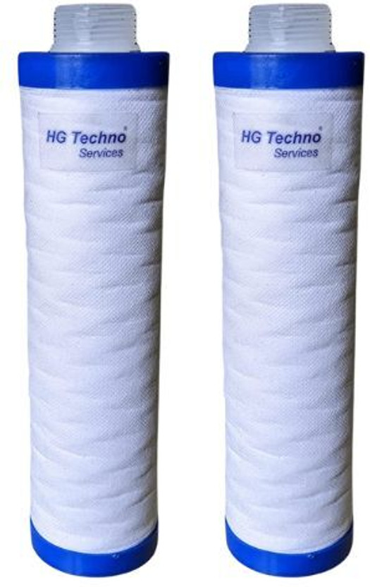 HG TECHNO SERVICES by HG Techno Services 09" Pre Filter Theraded candle 120 gm for home RO Water purifier, Set of 02 Media Filter Cartridge(5, Pack of 2)