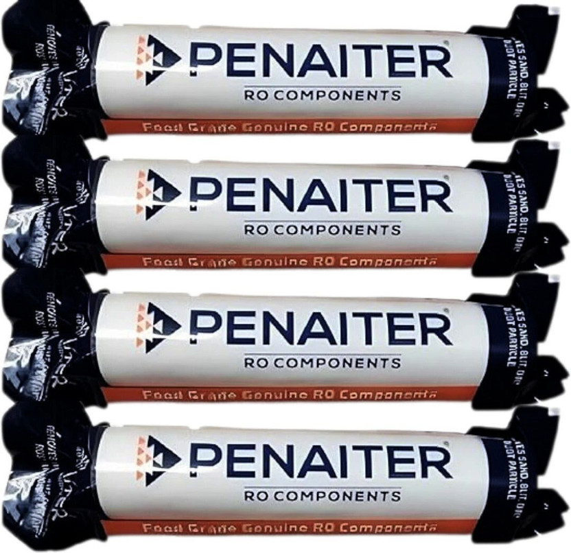 Penaiter 10" SPUN FILTER CANDLE FOR ALL WATER PURIFIERS Solid Filter Cartridge(5, Pack of 4)