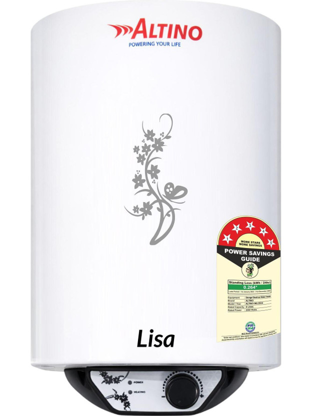ALTINO ALTINO Lisa 80 L Premium Storage Water Geyser | Ceramic Glass line Tank | Multi Safety 80 L Storage Water Geyser(Black, White) - Flipkart Deal