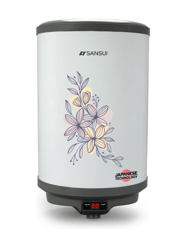 Sansui AquaZen with Display-15L 15 L Storage Water Geyser | 5 Star BEE Energy Rating(White)