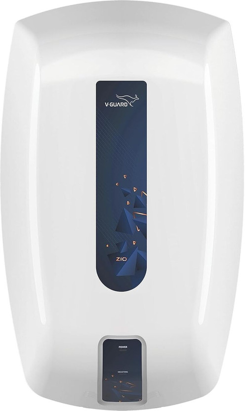 V-Guard Zio 5 L Instant Water Geyser 3000 W Powerful Heating |Suitable for Kitchen & Bathroom | 5 Year Tank Warranty(White)