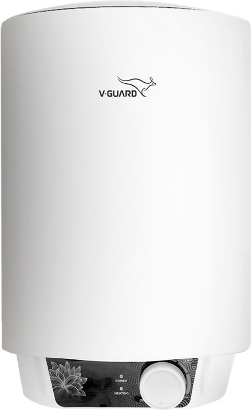 V-Guard Zio 10 L Storage Water Geyser Viterous Enamel Coating |BEE 5 Star Rating | Advanced 4 Layer Safety | Suitable for Hard Water(White)