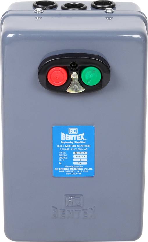 RC BENTEX Three Phase BPD Air Break DOL Submersible Control Starter 3