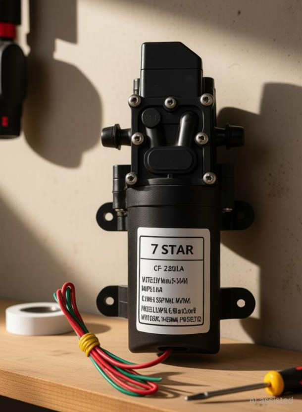 gyzmofreakz 4.5 LPM / 12v DC Battery Sprayer Motor/water Pump Diaphragm Water Pump Diaphragm Diaphragm Water Pump(3 hp)