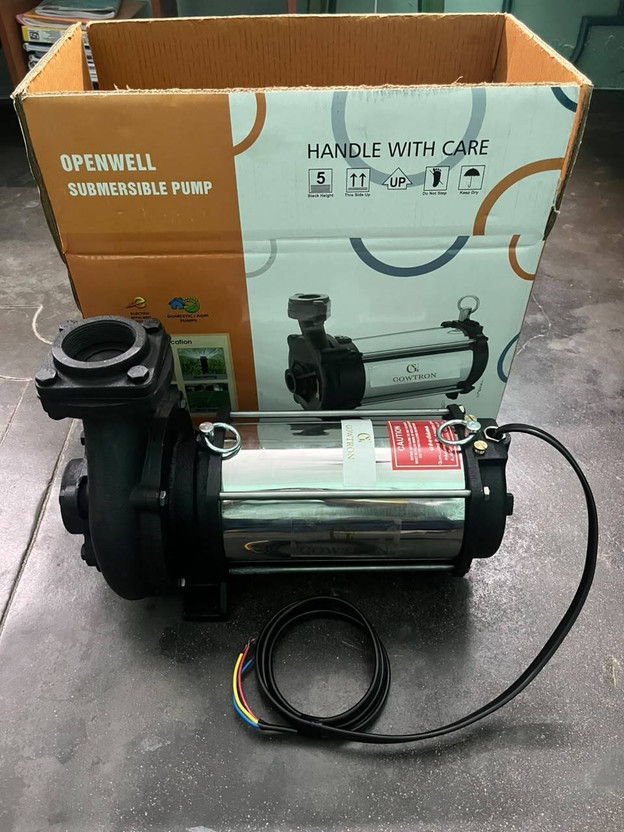 GOWTRON 2HP Open Well Submersible Pump Submersible Water Pump(2 hp)