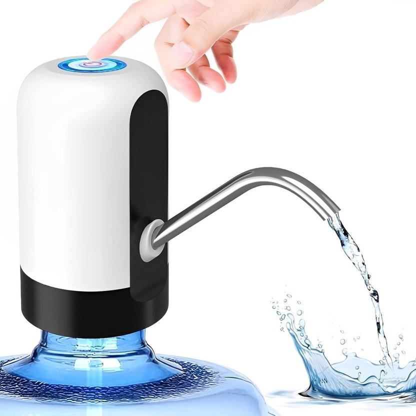 DPrime Automatic Wireless Water Pump for 20L Can – USB Rechargeable, High-Efficiency Submersible Water Pump(0 hp)