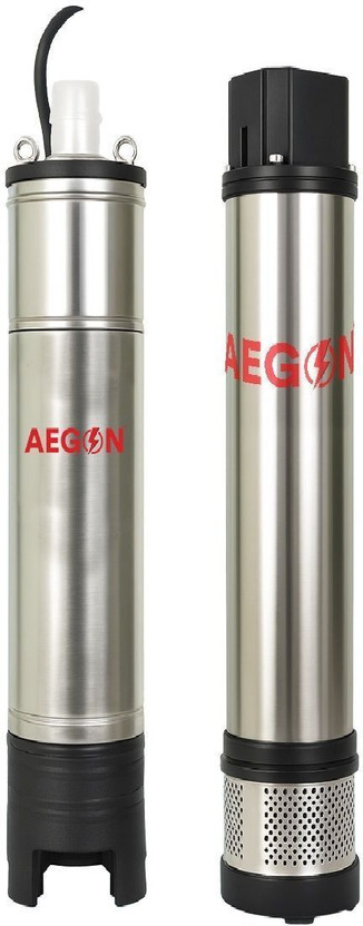 AEGON HydroMax Series 1hp Borewell Pump, Filled, 10 Stage, 42mtrs Head, 83Lpm Submersible Water Pump(1 hp)