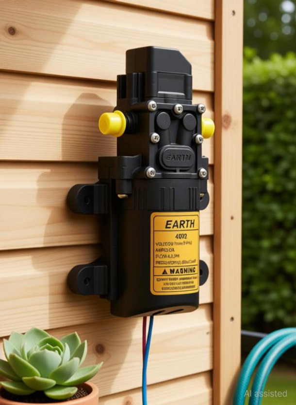 Garden Basket Heavy Duty 12V DC Electric Battery Operated Sprayer Pump Motor Diaphragm Water Pump(1 hp)