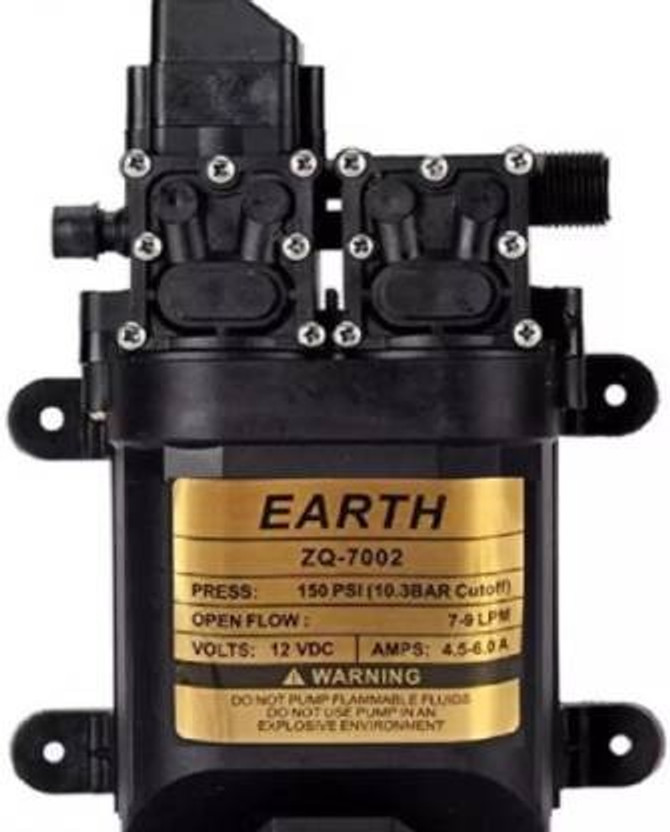 VINITRON 12v DC Water Pump Diaphragm Water Pump (150psi) Diaphragm Water Pump(0.08 hp)