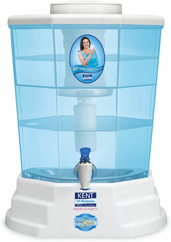 KENT GOLD+(11015) 20 L Gravity Based + UF Water Purifier KENT
