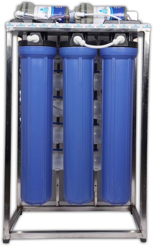 AquaDpure 100LPH Commercial  water purifier Double purification Stainless Steel 100 L RO Water Purifier(blue Suitable for All Type of RO Water Purifier)