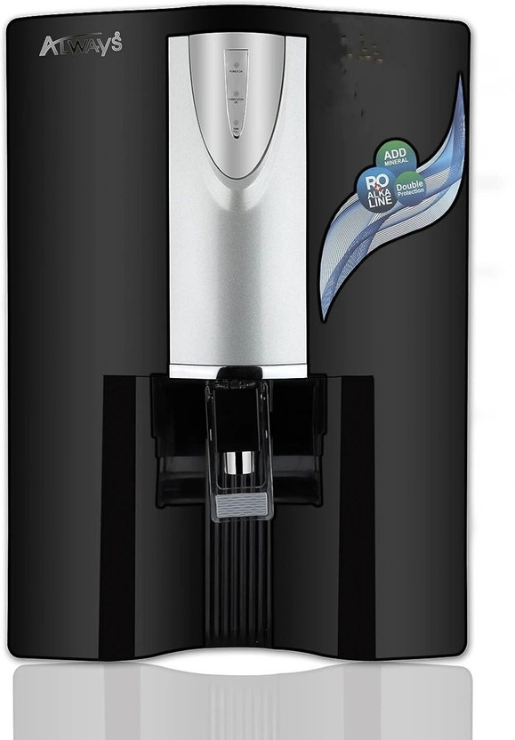 Always Misty 10 L  + TDS + COPPER 10 L RO + UV Water Purifier(Black)