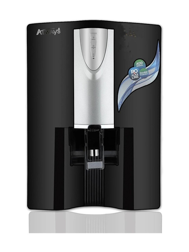 Always Misty 10 L  + TDS + COPPER 10 L RO + UV Water Purifier(Black)