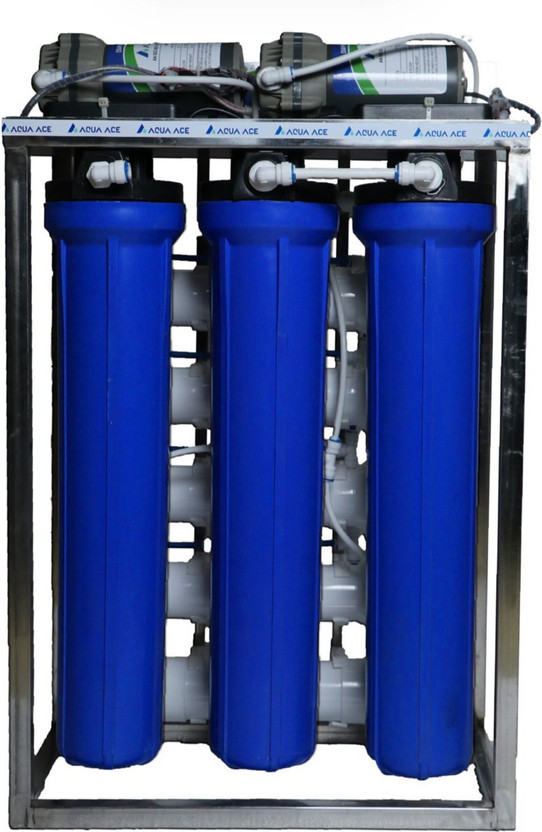 AQUA ACE 740 100 L RO + UV + UF + TDS Control Water Purifier(silver/blue)