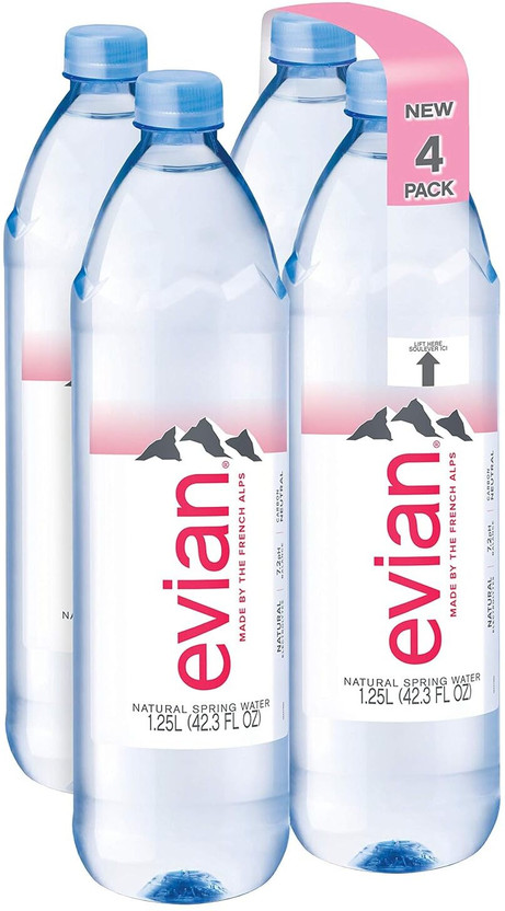 Evian Mineral Water(4 x 1 L)