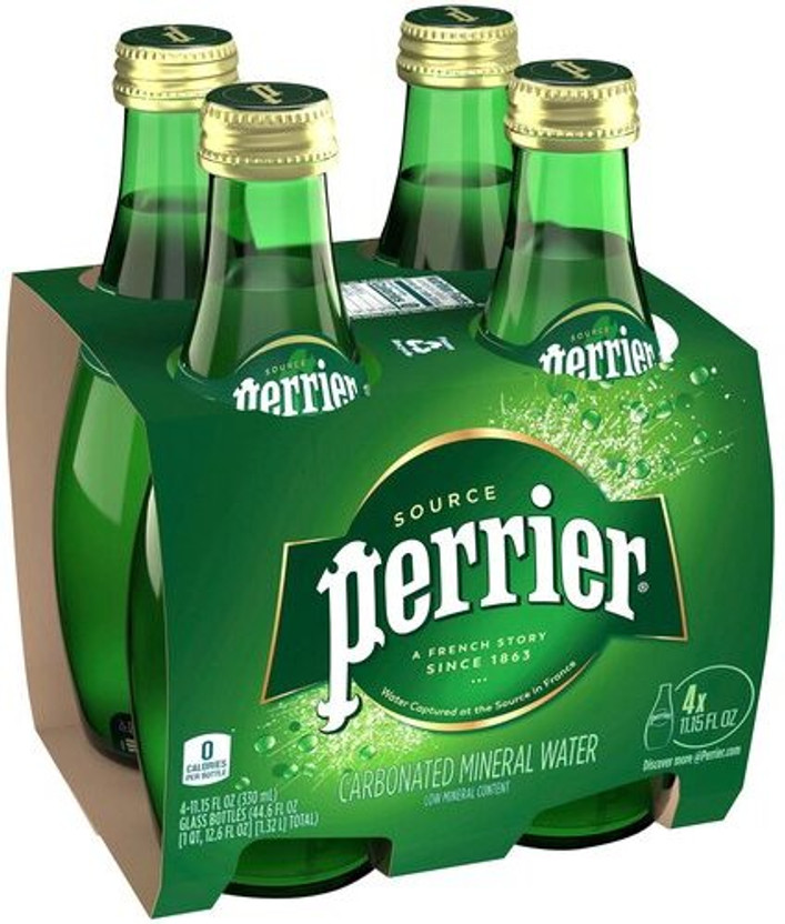 PERRIER Mineral Water(4 x 330 ml)