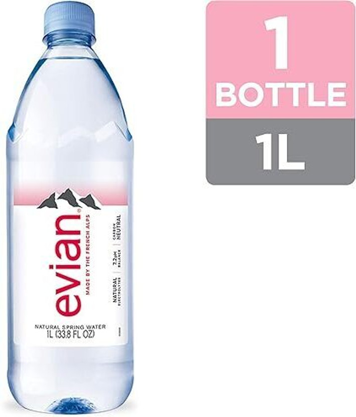 Evian Natural (IMPORTED FROM FRANCE) Mineral Water(1 L)