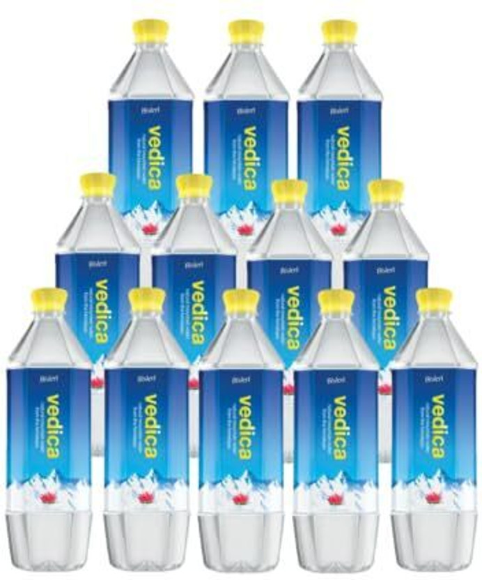 Bisleri Bisleri Drinking Water - Vedica, 1L Bottle [Pack of 12] Mineral Water(12 x 1 L)