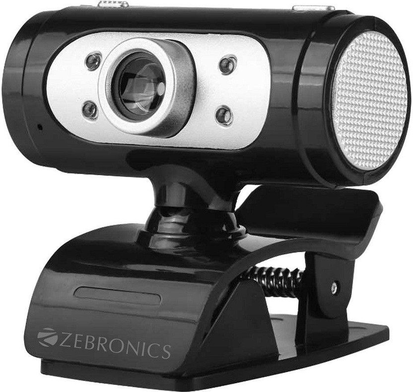 ZEBRONICS Ultimate Pro 2 MP HD  Webcam with Built-In Microphone with Night Vision USB Connectivity(Black)