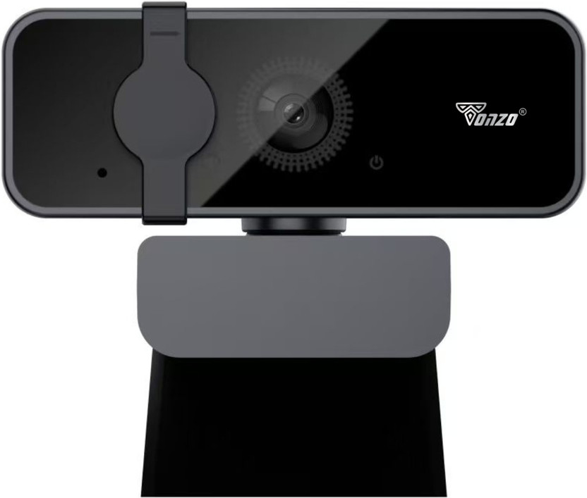 TONZO CAMX1 Full HD Webcam 1080p, with Microphone, USB Connectivity(Black)