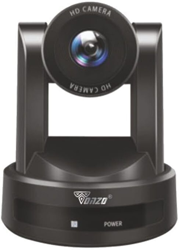 TONZO PTZ Camera TZ410 Full HD Camera 12X Optical Zoom Auto Focus AI 1080 MP HD  Webcam with Built-In Microphone USB Connectivity(Black)