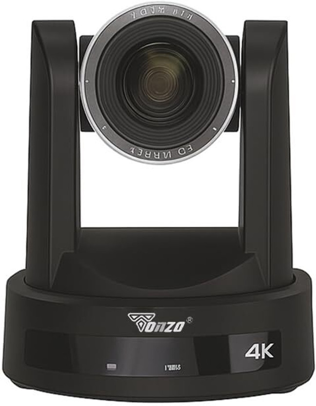TONZO TZ 430X 4K PTZ Camera 20X Zoom HDMI USB Live Streaming 8 MP HD  Webcam with Built-In Microphone USB Connectivity(Black)