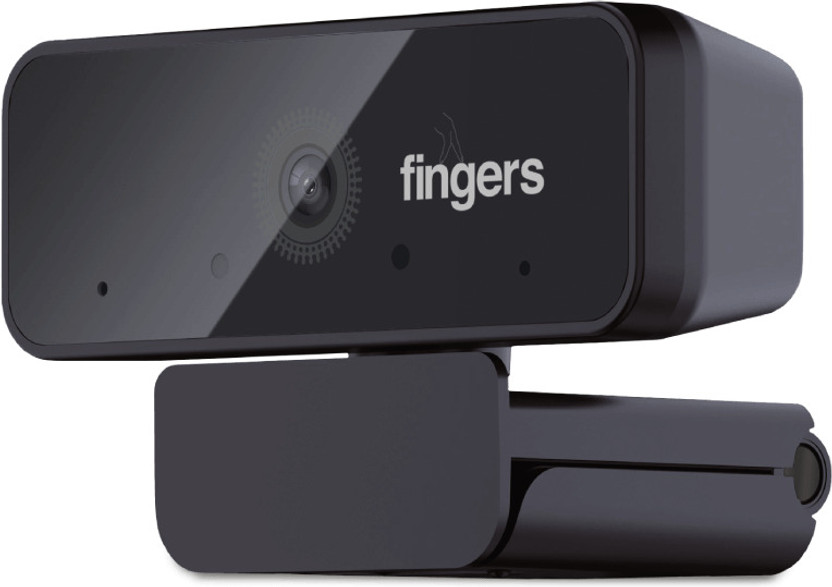 FINGERS FINGERS Hi-Res 2K Full HD Webcam 2048p, with Microphone, USB Connectivity(Black) - Flipkart Deal