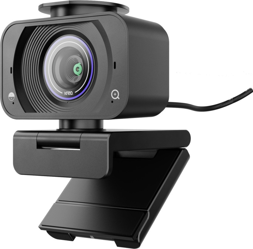 Kreo Owl 4K PRO 4K Webcam 2160p, with Microphone, USB Connectivity(Black)
