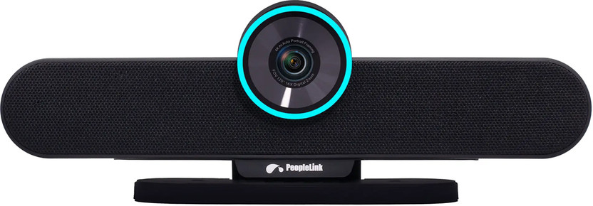 Peoplelink AIO Alpha AI-Powered Camera for Conferencing 4K Webcam 1080p, with Microphone, Night vision, USB Connectivity(Black)