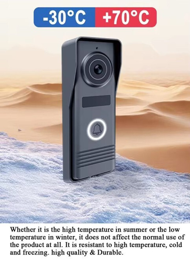 ishield ishield doorbell HD SmartView 7 HD Webcam 1080p, with Microphone, Night vision, Ethernet, Fireware, USB, Wireless Connectivity(Indoor - Black, Outdoor - blacksilver) - Flipkart Deal