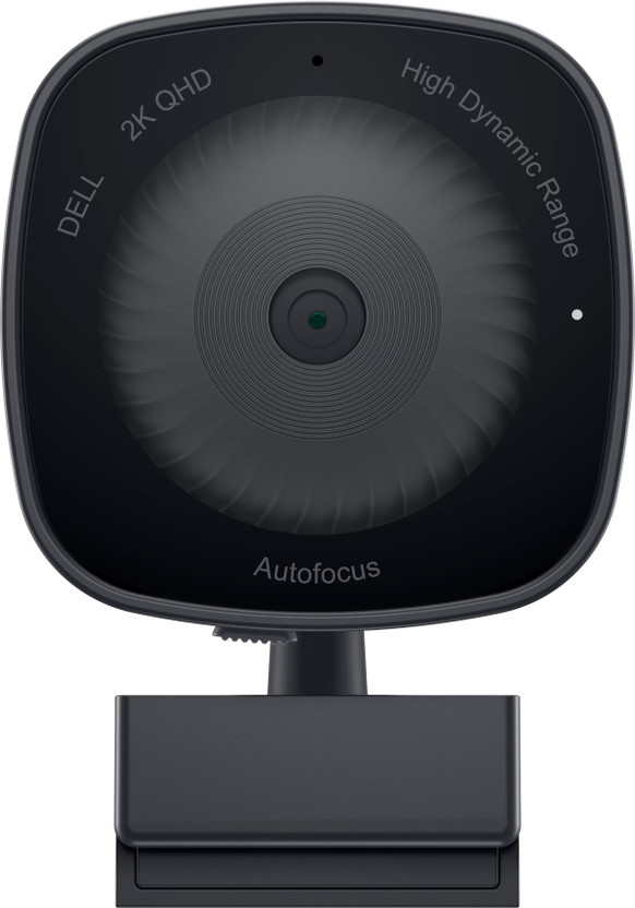 DELL WB3023, 2K QHD Webcam (Sony Sensor, HDR, Privacy Shutter, Autofocus, USB-A) Full HD Webcam 1080p, with Microphone, USB Connectivity, , 2D/3D Noise Reduction Technology, Microsoft Teams/Zoom Certified(Black)