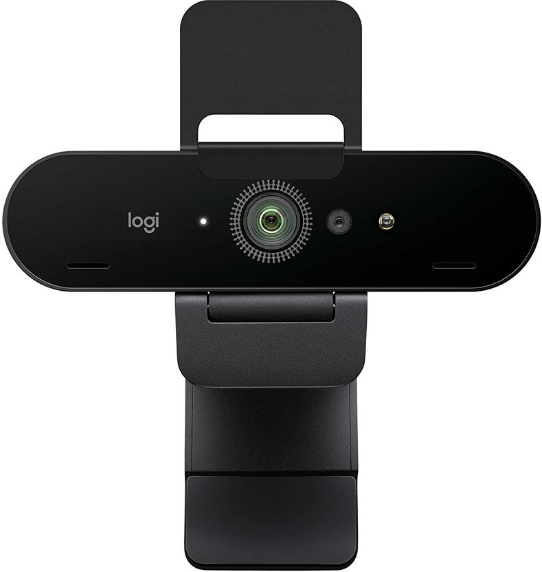 Logitech Brio 4K / Stream Ultra HD Video Calling,Optical Zoom 4K Webcam 2160p, with Microphone, Night vision, USB Connectivity(Black)