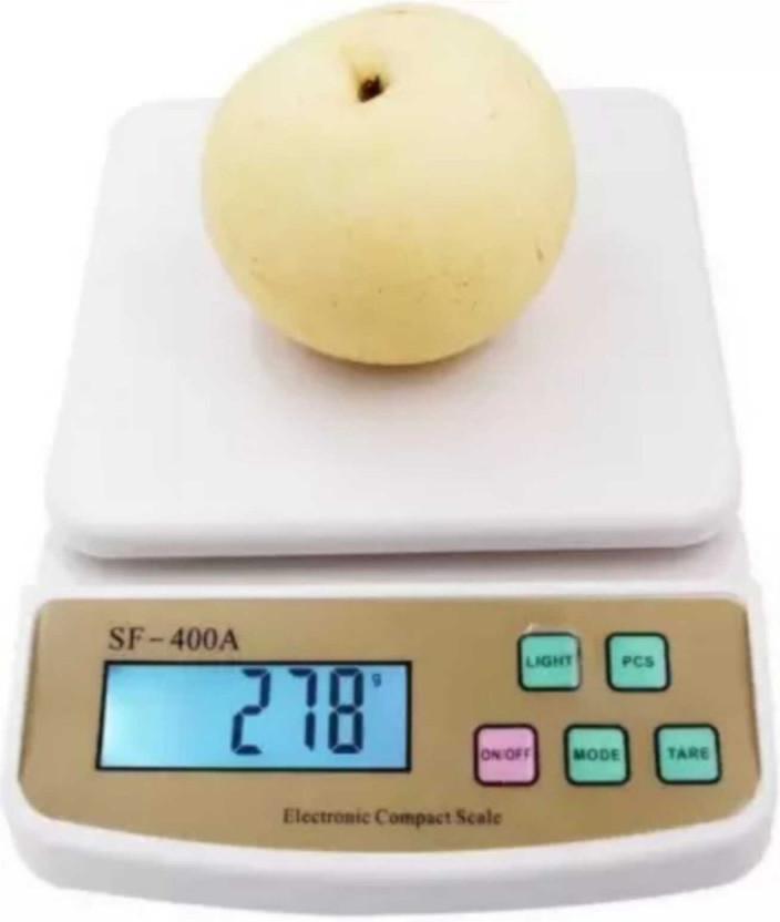 Solo Weighing Scale SF 400A 10KG - 0G ,Shop , Home Weighing Scale(White)