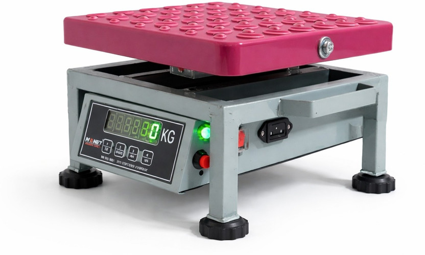 Monet weighing scale 50 KG MS CHKN,Ultra Strong and Stylish With 2 days Battery Backup Weighing Scale Weighing Scale(Durable & Precision Engineered Elegant Ash Grey / white)