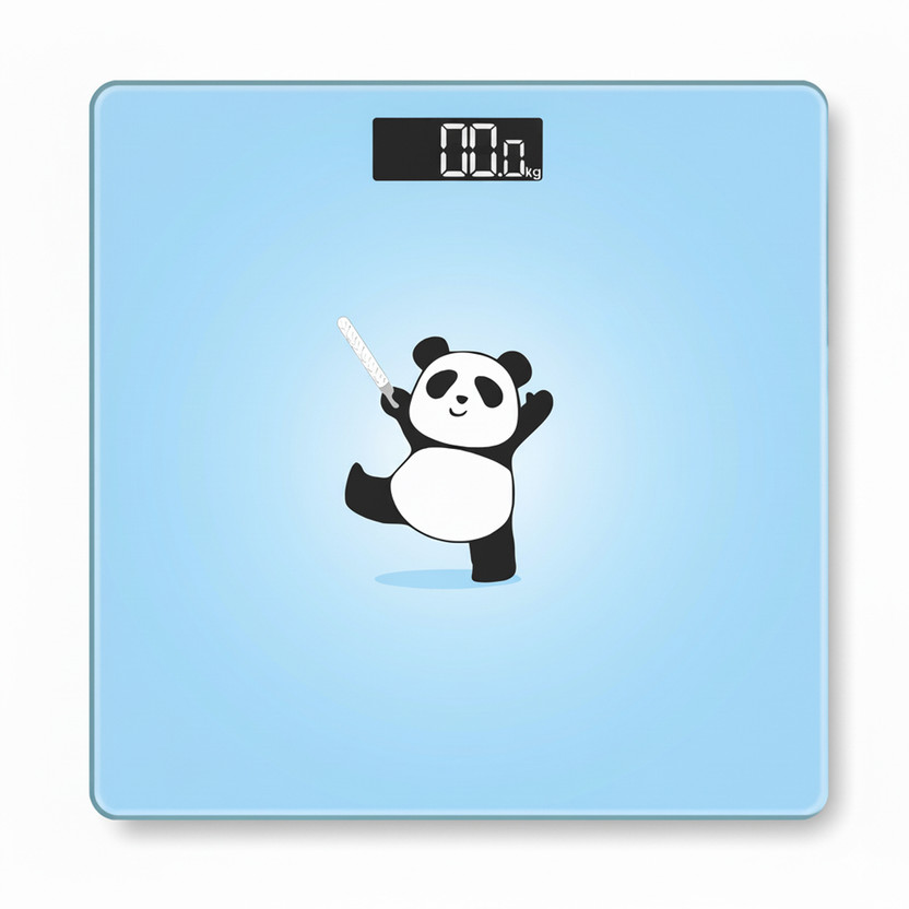 tHemiStO TH-WS40A | High Precision Sensors | Backlit Display | Personal Body Weighing Scale(Blue)