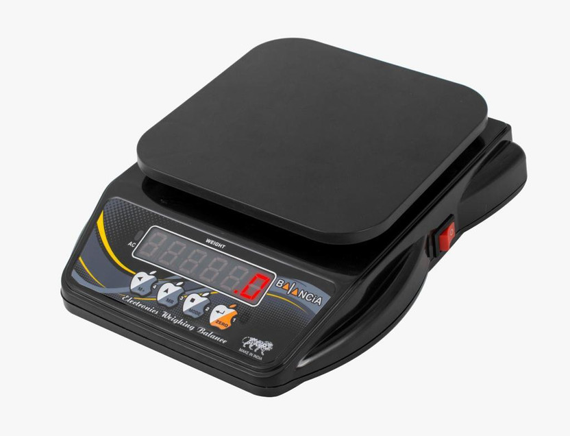 SONALEX 10Kg Digital Kitchen Weight Scale Kata LCD Display vajan kata weight machine Weighing Scale(Black)
