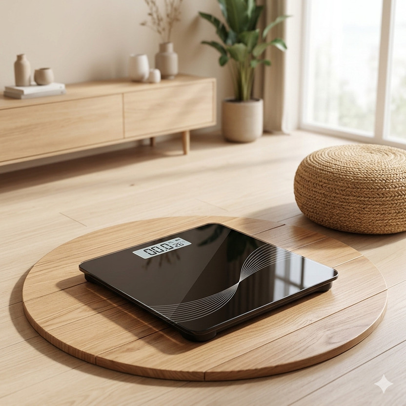 Omara Digital Weight Machine 180Kg LCD Display Body Weight Scale Black. Weighing Scale(Black)