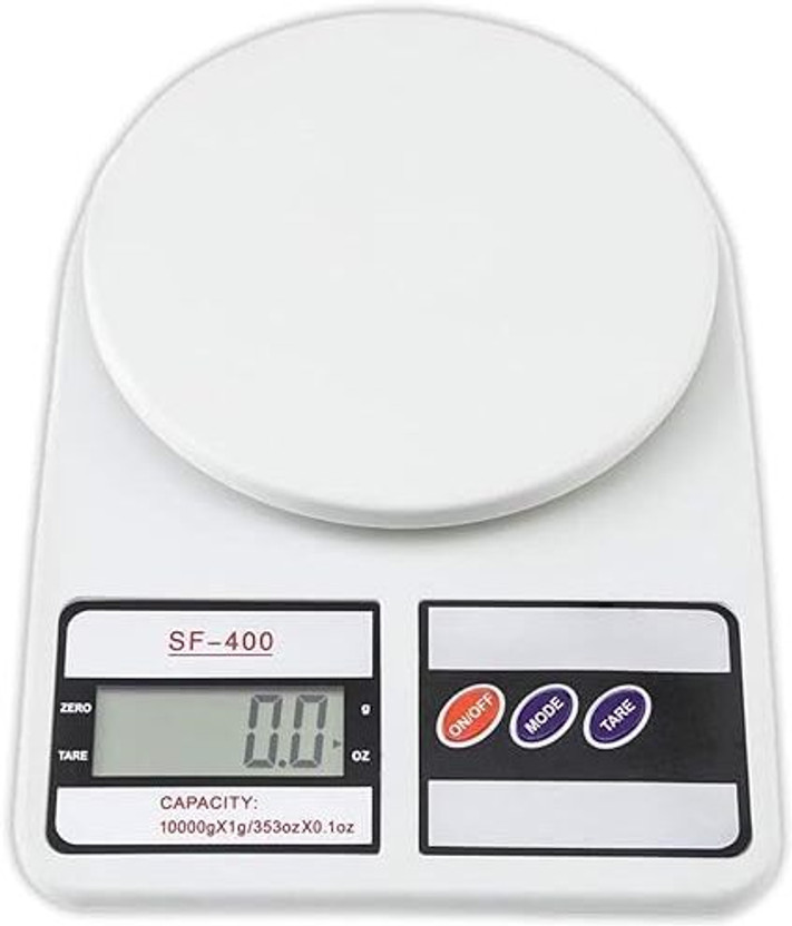 Ozeri Portable Electronic Digital Kitchen Weighing Scale Weight Machine Weighing Scale(White)