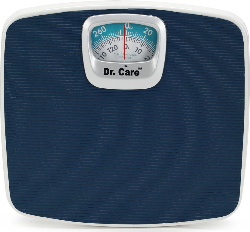 Dr Dr care Mechanical Personal Human Body Weighing Scale Upto 130 kg Capacity Weighing Scale(Blue) - Flipkart Deal