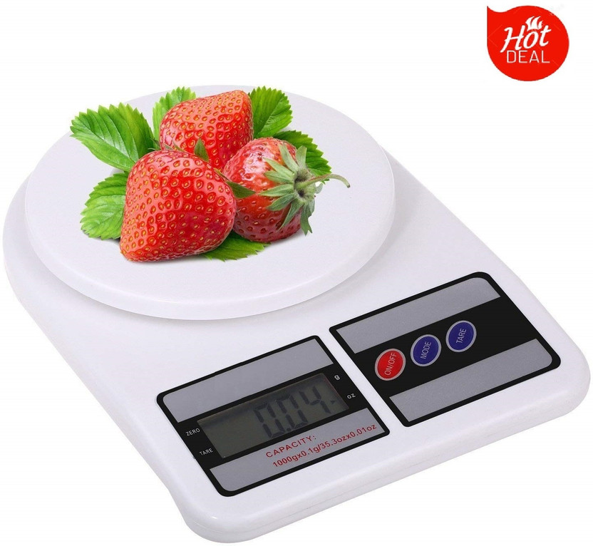 My Machine Digital Kitchen Weighing Machine Multipurpse Electronic Weight Scale LCD Display Digital Kitchen Timer