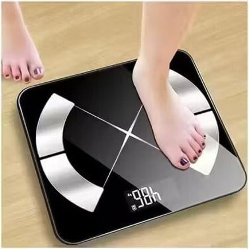 SidGroz Men And Women Smart Digital Body Weight Scale, Weighting machine for human body Weighing Scale(Black)