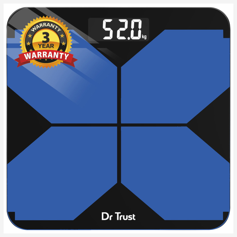 Dr Trust USA Unbeatable Personal Digital Body Weight Machine-524 Electronic Human Weighing Scale(Black)
