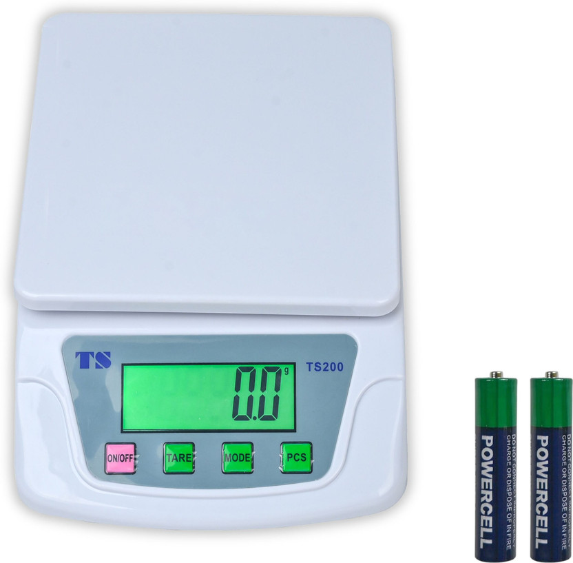 Vinayak scales india Digital Kitchen Weighing Scale 6 kg Capacity 0.1 g Precision for Home & Baking Weighing Scale(White)