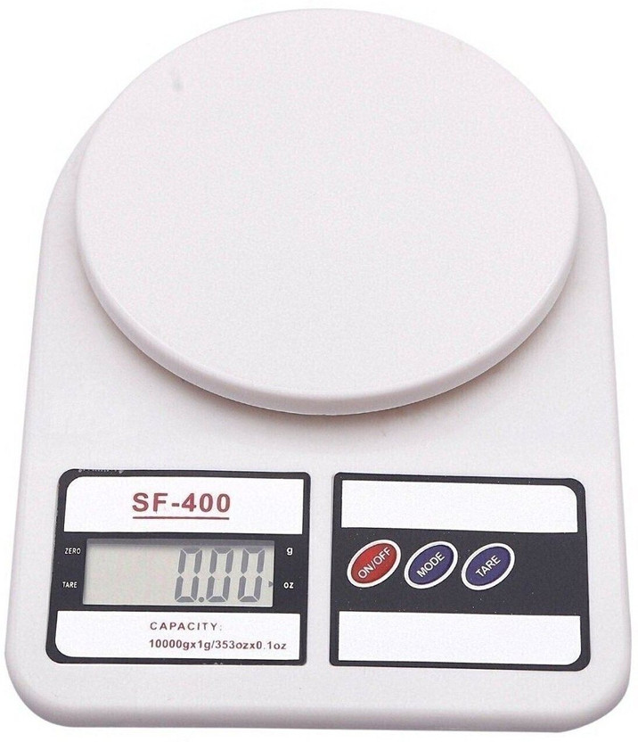Sahaj Enterprise Electric kitchen scale Sf-400 Weighing Scale|WMS16 Weighing Scale(White)
