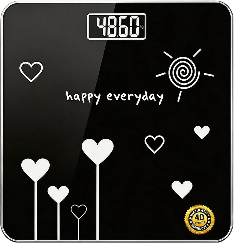Ant Digital Personal Weight Scale, 180kg, Large LCD Display Weighing Scale(Black)