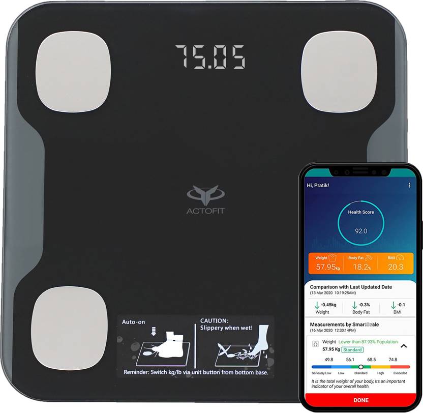Actofit Smartscale Home Weighing Scale Price in India Buy Actofit