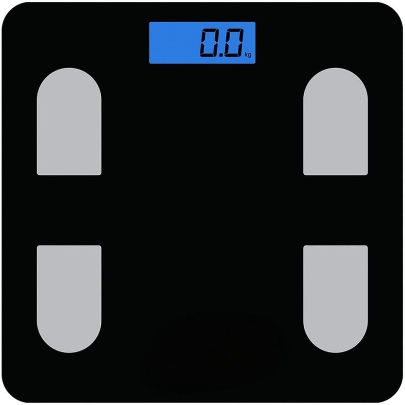ADIJI ENTERPRISES Weight Machine for Home Digital Weighing Machine for Human Body Weighing Scale(Black)