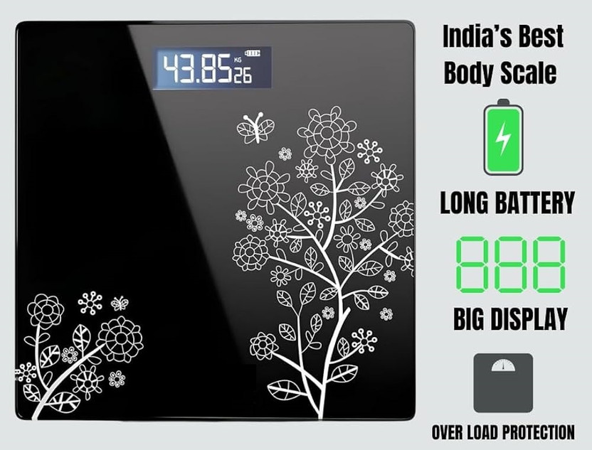 ABHIGAMYAH weight scale machin in 10% sell Weighing Scale(balck)