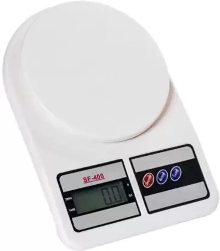 Planetoid 10Kg/1g Mini Weight Scale Measurement Weighing Machine for Kitchen Weighing Scale(White)